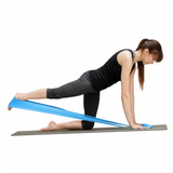 QZE Resistance Band Yoga TPE Pink 1500mm Purple [1500*150*0.35mm] In Australia - Darrahopens