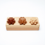 Tang Diao Car Ornament Wood Lotus Pendant [rosewood lotus] double tassel Car hanger [packed in ordinary carton] In Australia - Darrahopens