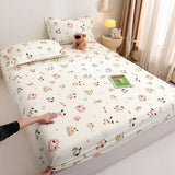 Yuan sheng home textiles Cartoon Dog Fitted Sheet. Cartoon white bear 100cm/200cm thin mattress model