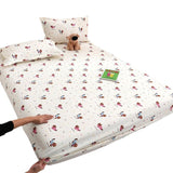 Yuan sheng Home Textiles Pure Cotton Cartoon Dog Sheet Blue cat 90cm/200cm thin mattress model In Australia - Darrahopens
