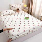 Yuan sheng Home Textiles Pure Cotton Cartoon Dog Sheet Cartoon white bear 140*190cm standard model In Australia - Darrahopens