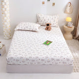 Yuan sheng Home Textiles Pure Cotton Cartoon Dog Sheet Cartoon white bear 140*200cm standard model In Australia - Darrahopens