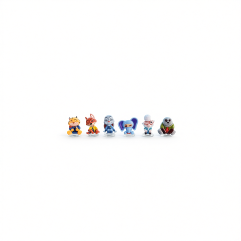 Car Dashboard Decor Cartoon Animal Ornaments [multiple options available, see details page] [6 combinations of cute animal city ornaments] free traceless stickers In Australia - Darrahopens