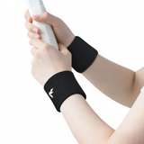 Sports Wristbands Sweat Absorbent Elastic Polyester Mysterious black [sweat-absorbent, skin-friendly and breathable] One size fits all [pair] (more discount) In Australia - Darrahopens