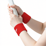 Sports Wristbands Sweat Absorbent Elastic Polyester China red [sweat-absorbent, skin-friendly and breathable] One size fits all [pair] (more discount) In Australia - Darrahopens