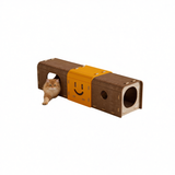 Felt Cat Tunnel Nest Double Layer with Scratching Board Smiley tunnel In stock