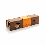 Felt Cat Tunnel Nest Double Layer with Scratching Board Smiley tunnel In stock