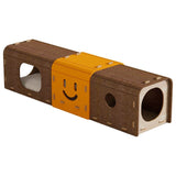 Felt Cat Tunnel Nest Double Layer with Scratching Board Smiley tunnel In stock