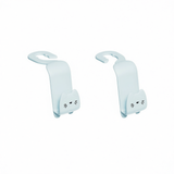 Hong Zhe Cartoon Car Hook ABS Pink Pair Gray blue [pair set In Australia - Darrahopens