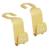 Hong Zhe Cartoon Car Hook ABS Pink Pair Gray blue [pair set