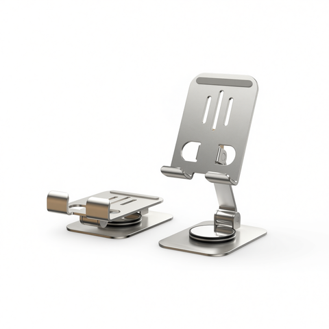 Metal Phone Stand This is spring K53 Rotating Desktop K54 all-metal rotating bracket-aurora silver In Australia - Darrahopens