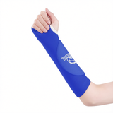Volleyball Arm Guards Nylon The one who leaps Volleyball arm guards [blue] m size pair [suitable for weight 40-60kg] In Australia - Darrahopens