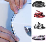 Car Door Anti Collision Strip Electroplated Silver 5m Electroplated red [5m]