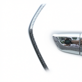 Car Door Anti Collision Strip Electroplated Silver 5m Carbon fiber black [5m] In Australia - Darrahopens