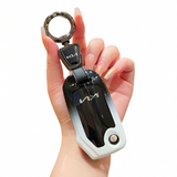 Kia Key Cover Fragrant Car Island H3 Gradient Black Standard H3 key gradient black and white single pack + round buckle In Australia - Darrahopens