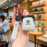Fragrant Car Island Volvo Key Case Metal Shell Standard Option d: gradient black & white single case In Australia - Darrahopens
