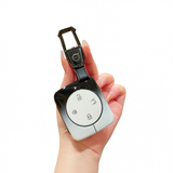 Fragrant Car Island Volvo Key Case Metal Shell Standard Option d: gradient black & white single bag + metal clasp In Australia - Darrahopens