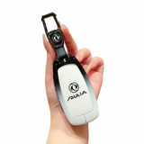 Fragrant Car Aeolus L8 Key Cover Gradient Black White Standard Option b: gradient black & white single bag + metal buckle