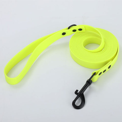 Pet Leash Roommate PVC Waterproof Dog Training Rope Fluorescent yellow 1.8m*2.0cm
