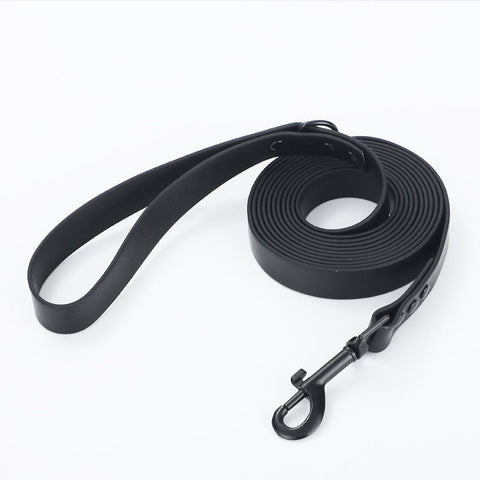 Pet Leash Roommate PVC Waterproof Dog Training Rope black 1.5m*2.0cm In Australia - Darrahopens