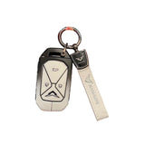 Kaiyi Kunlun Car Key Cover Gradient Black White Standard Option b: gradient black & white single bag + white leather cord clasp