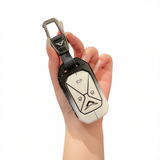 Kaiyi Kunlun Car Key Cover Gradient Black White Standard Type b gradient black and white single bag + metal buckle In Australia - Darrahopens