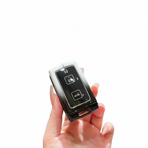 Toyota Key Case Gradient Black White Fragrant Car Island Standard M model gradient black and white single shell In Australia - Darrahopens