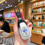 Leading xuan Subaru Key Case Zinc Alloy Standard Gradient black and white single shell In Australia - Darrahopens