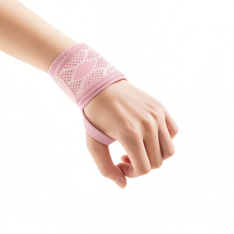 Sports Wristband Compression Sweat Band Breathable powder - one pair [breathable, no marks] One Size