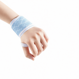 Sports Wristband Compression Sweat Band Sky blue - one pair [breathable and no marks] One Size In Australia - Darrahopens