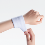 Thickened Wristbands Polyester Basketball Training China red - [high-stretch, non-binding, comfortable & breathable] Single [one size fits all] In Australia - Darrahopens