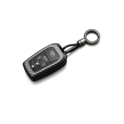 Fragrant Car Island Toyota Sienna Key Cover Carbon. Bagged D type transparent silicone [carbon fiber black] round buckle In Australia - Darrahopens