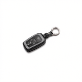 Fragrant Car Island Toyota Sienna Key Cover Carbon. Bagged D type transparent silicone [carbon fiber black] round belt buckle