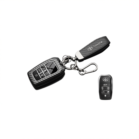 Fragrant Car Island Toyota Sienna Key Cover Carbon. Bagged D type 6-button [carbon fiber black] belt rope buckle In Australia - Darrahopens