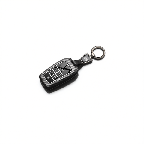 Fragrant Car Island Toyota Sienna Key Cover Carbon. Bagged D type 6-button [carbon fiber black] round car logo buckle In Australia - Darrahopens