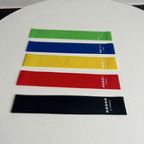 Yoga Cat TPE Resistance Bands Set 5 Colors Tension ring yellow 600*50*0.7-20 pounds
