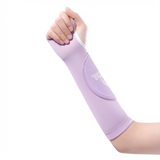 Volleyball Arm Guards Nylon The one who leaps Volleyball arm guards [purple] m size pair [suitable for weight 40-60kg] In Australia - Darrahopens