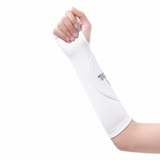 Volleyball Arm Guards Nylon The one who leaps Volleyball arm guards [white] s size pair [suitable for weight 22.5-40kg] In Australia - Darrahopens