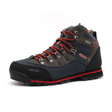 Men Hiking Shoes High Top Waterproof Leather 8037 8037 black yellow 47 In Australia - Darrahopens