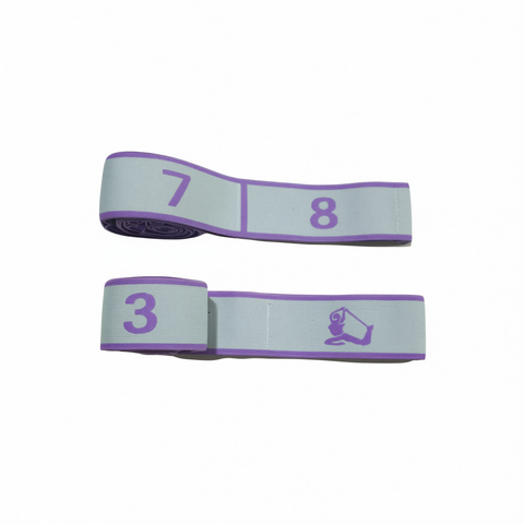 Resistance Band Yoga Fitness Digital Style Blue-purple - kid's size [8-compartment] new arrival In Australia - Darrahopens