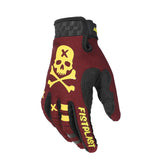 fistplast Motorcycle Gloves Full Finger Breathable. Deep red XL