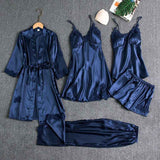 Butterfly Women Sleepwear Set Polyester Long Sleeve Champagne XXL In Australia - Darrahopens