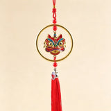 Car Pendant Lion Dance Alloy Ornament [national trend lion awakening] car ornaments