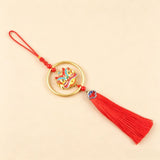 Car Pendant Lion Dance Alloy Ornament [national trend lion awakening] car ornaments