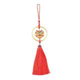 Car Pendant Lion Dance Alloy Ornament [eight treasures of diamonds] car ornaments