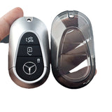 Mercedes Benz Glc300L Key Cover Tpu Case 2023-2026 Type c-transparent black [single key cover] In Australia - Darrahopens