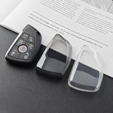 TPU Transparent Key Cover for Buick Envision G type-transparent black [single key cover] In Australia - Darrahopens
