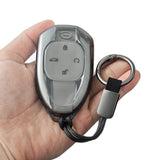 Trumpchi Car Key Cover Tpu Case Gs3 Emkoo M8 E9 Type d - transparent black [shell + ring rope buckle] In Australia - Darrahopens