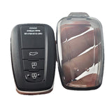 Toyota Asia Key Cover TPU Transparent Case 2019-23 Type a - transparent black [single key cover] In Australia - Darrahopens