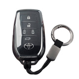 Toyota Alphard Key Cover TPU Transparent Black Type b-transparent black [single key cover] In Australia - Darrahopens